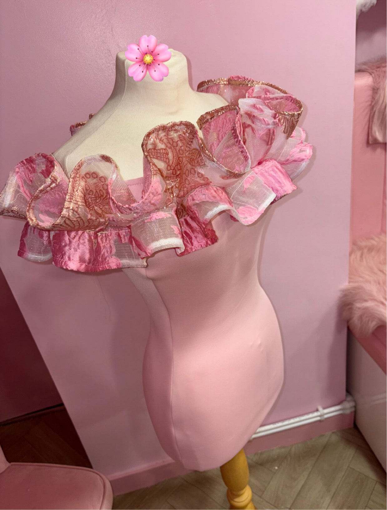 ‘Sophie’ Ruffle Bardot Dress