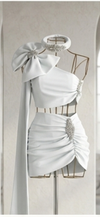 Bow Drape Ruched Three Piece Co-ord