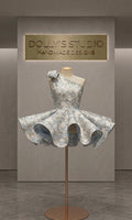 Floral structured dress