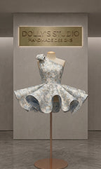 Floral structured dress