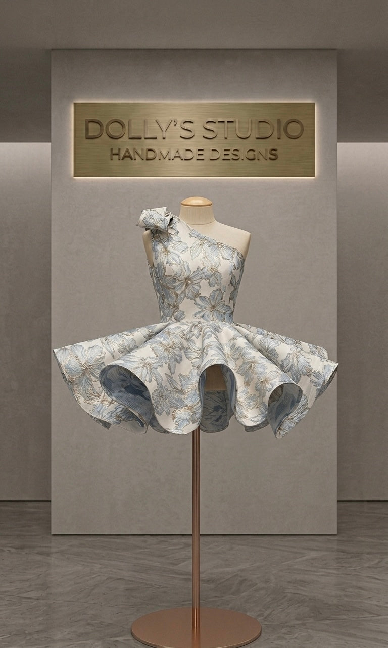 Floral structured dress