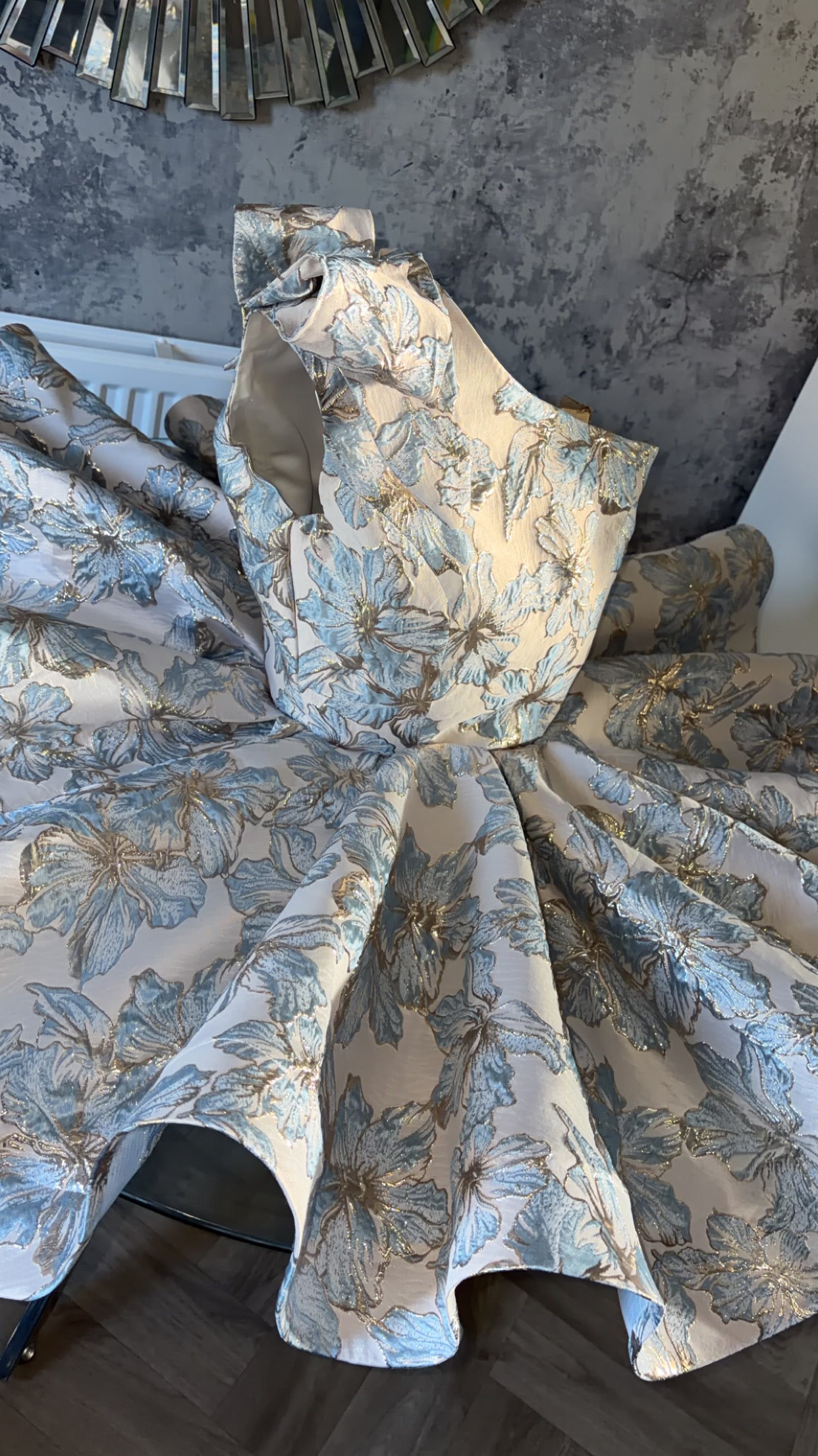 Floral structured dress