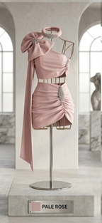 Bow Drape Ruched Three Piece Co-ord