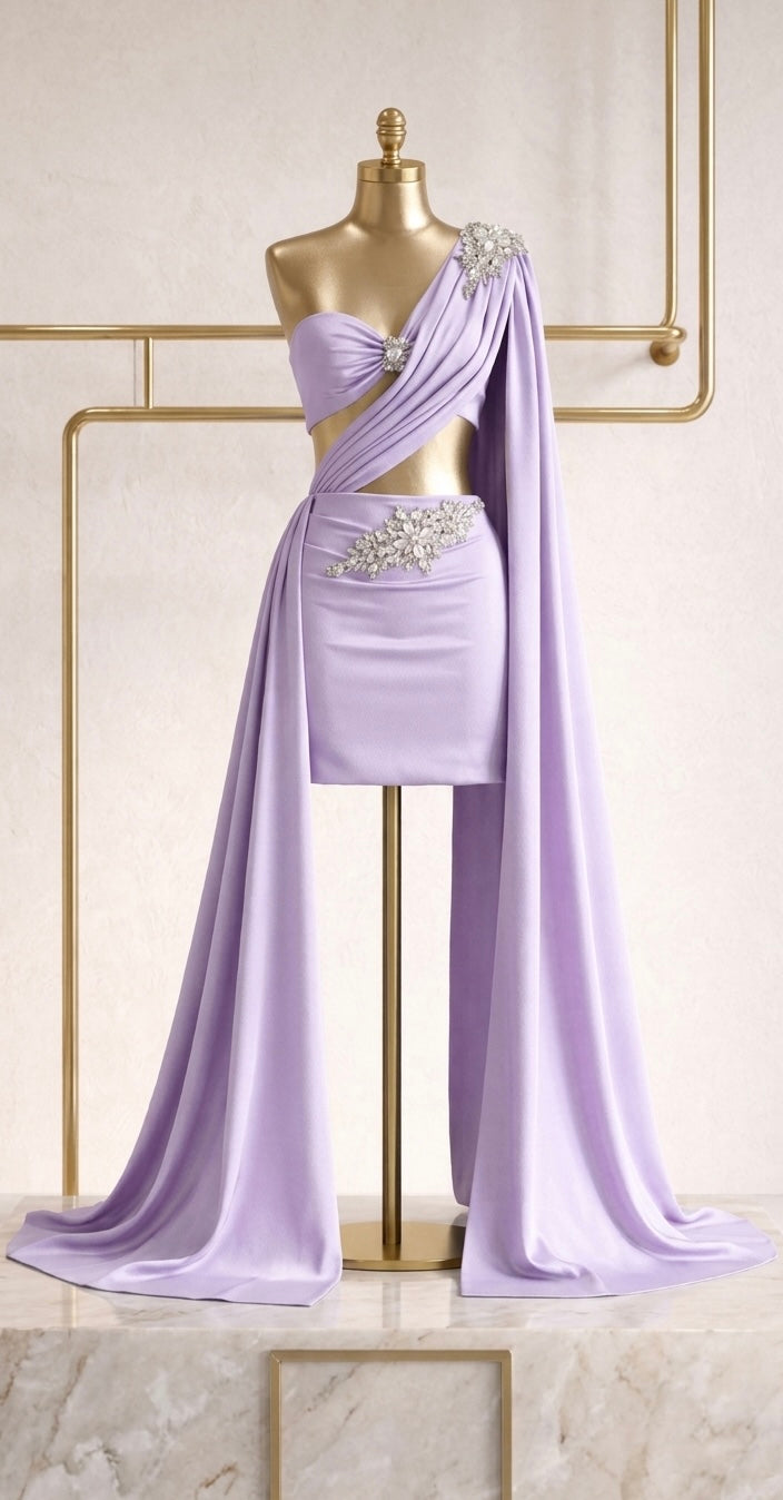 Elegant drape dress