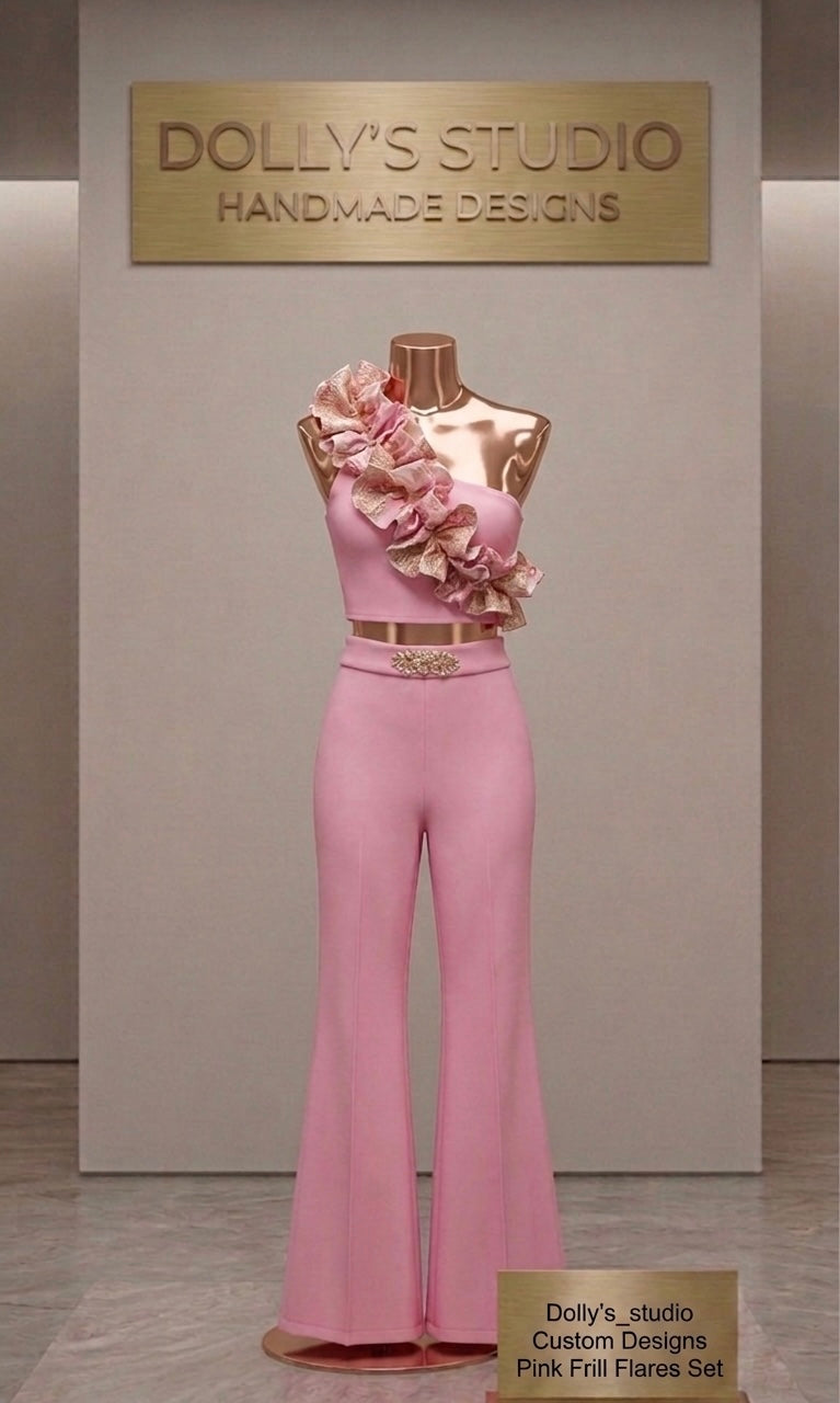 Frilly Flared two piece set