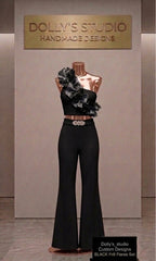 Frilly Flared two piece set