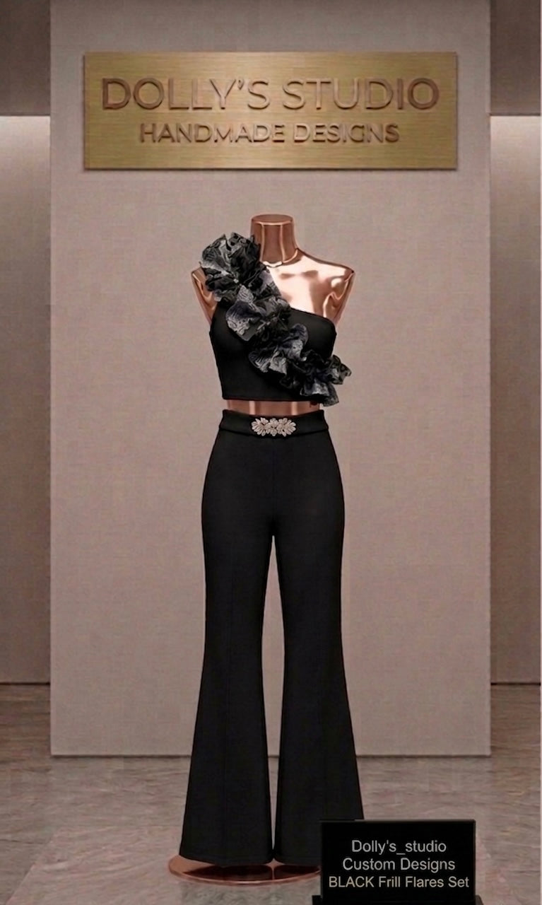 Frilly Flared two piece set