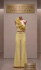 Frilly Flared two piece set