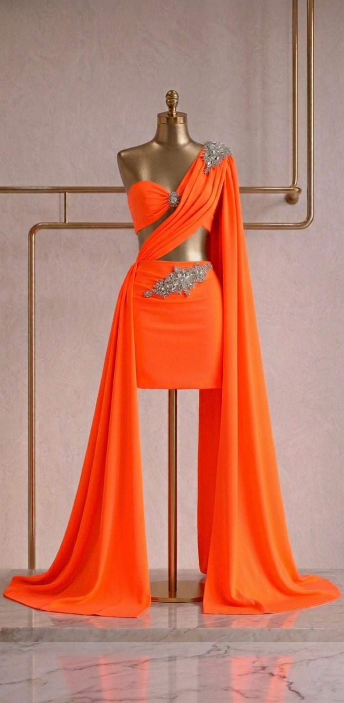 Elegant drape dress