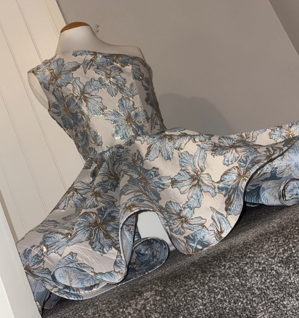 Floral structured dress