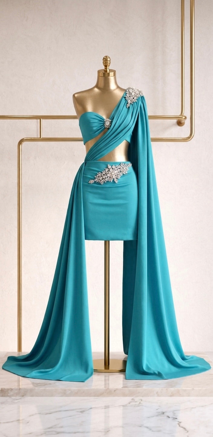 Elegant drape dress