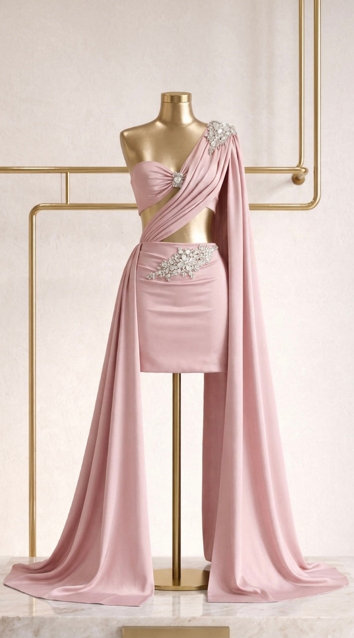 Elegant drape dress