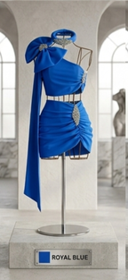 Bow Drape Ruched Three Piece Co-ord